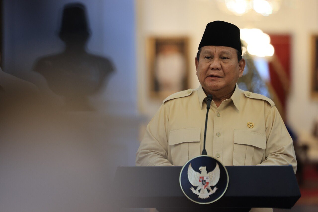 Presiden Indonesia Prabowo Subianto.