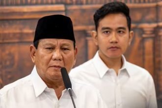 Presiden Prabowo Subianto dan Wakil Presiden Gibran Rakabuming Raka.