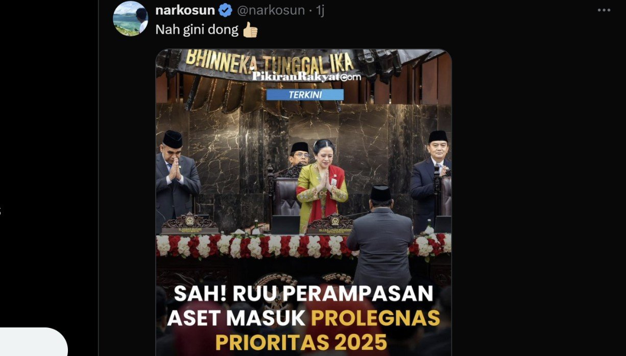 Sah! RUU Perampasan Aset masuk Prolegnas 2025