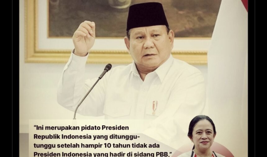 Ketua DPR RI Puan Maharani mengapresiasi Presiden Prabowo yang akan berpidato langsung di fotum Sidang Umum PBB.
