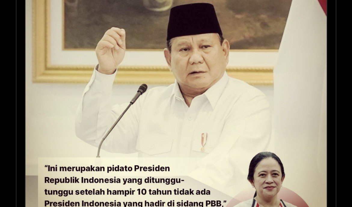 Ketua DPR RI Puan Maharani mengapresiasi Presiden Prabowo yang akan berpidato langsung di fotum Sidang Umum PBB.