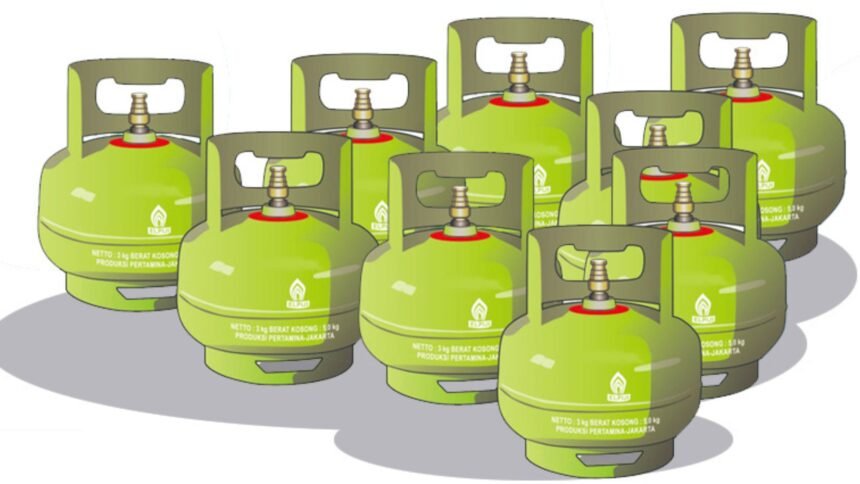 Ilustrasi LPG subsidi 3 Kg.