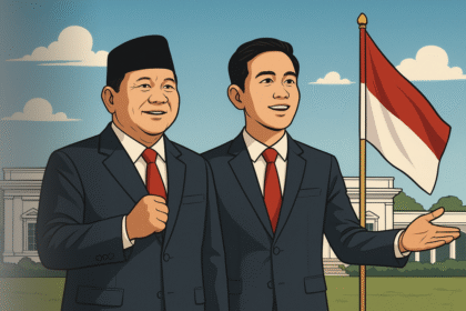 Presiden Prabowo Subianto dan Wakil Presiden Gibran Rakabuming Raka. (grafis/wahyu)