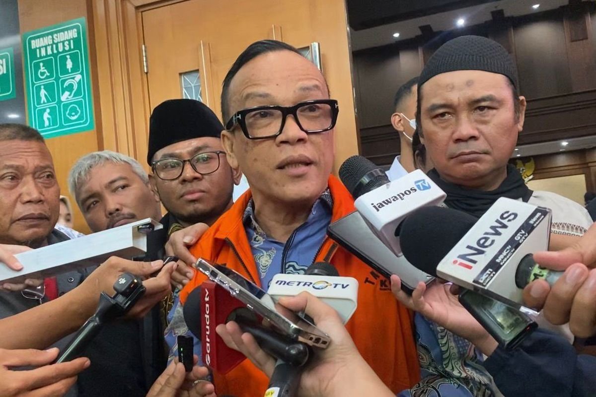 Eks Wamenaker Immanuel Ebenezer alias Noel saat memberikan keterangan di Pengadilan Tipikor Jakarta, Senin (26/1/2026).