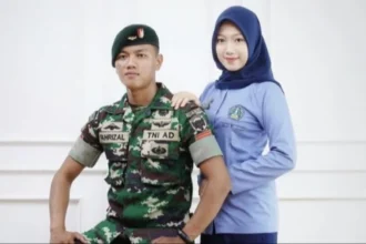 Praka Farizal Rhomadhon, pasukan TNI yang gugur di Lebanon setelah markas UNIFIL diserang artileri Israel.