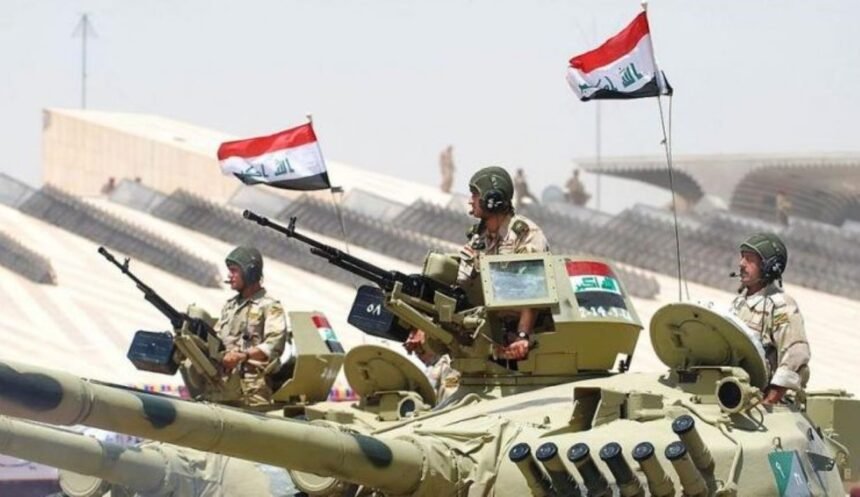 Ilustrasi pasukan militer Iran dengan alutsista mereka.