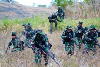 Ilustrasi pasukan Tentara Nasional Indonesia (TNI).