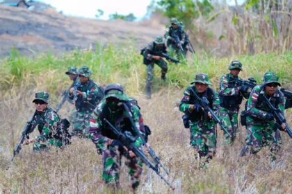 Ilustrasi pasukan Tentara Nasional Indonesia (TNI).