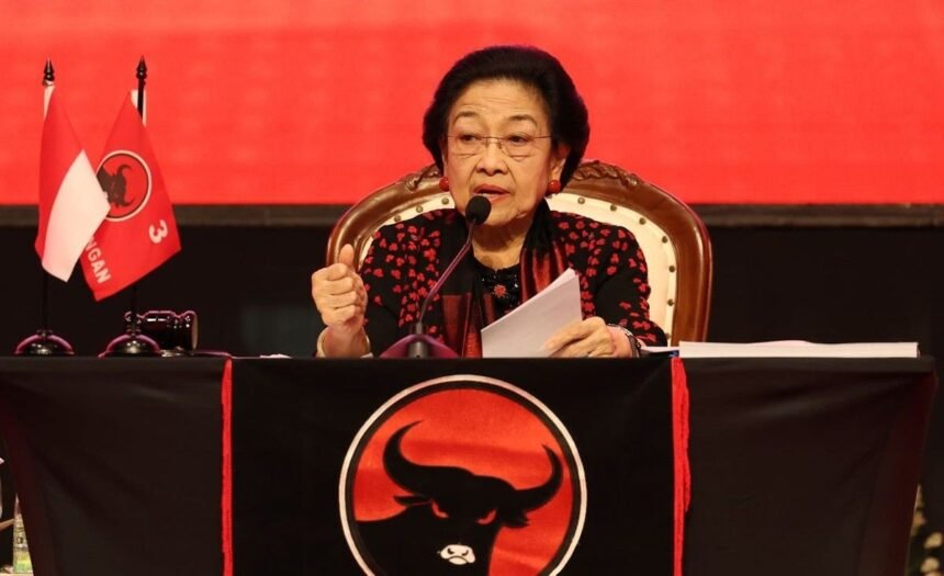 Ketua Umum Partai Demokrasi Indonesia Perjuangan (PDIP) Megawati Soekarnoputri.