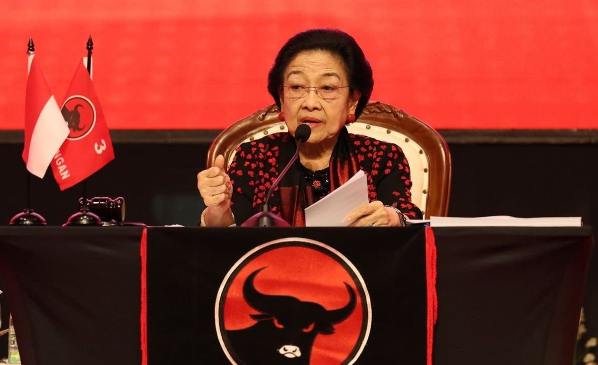 Ketua Umum Partai Demokrasi Indonesia Perjuangan (PDIP) Megawati Soekarnoputri.