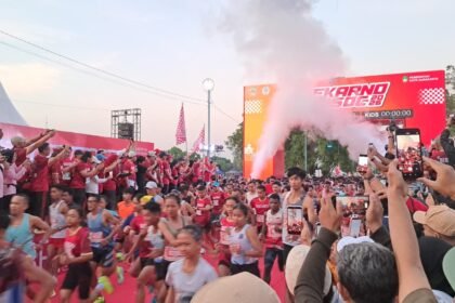 MERIAH - Gelaran Soekarno Run SOC 2026 di Solo menjadi pengungkit ekonomi dan berpotensi jadi event sport tourism.