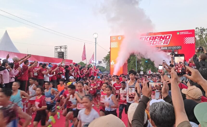 MERIAH - Gelaran Soekarno Run SOC 2026 di Solo menjadi pengungkit ekonomi dan berpotensi jadi event sport tourism.